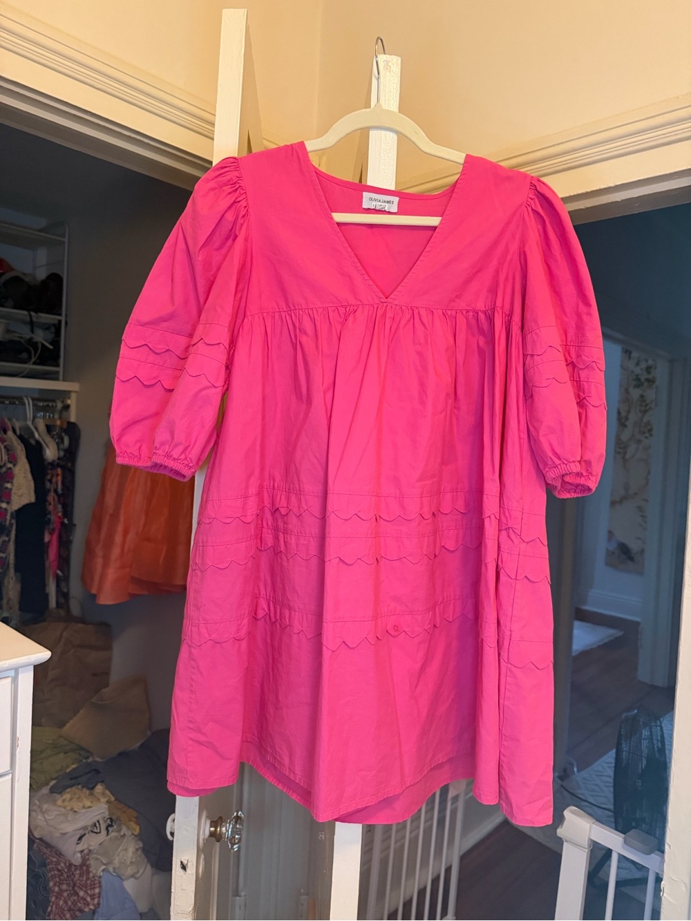 Olivia james Puff Sleeve Dress